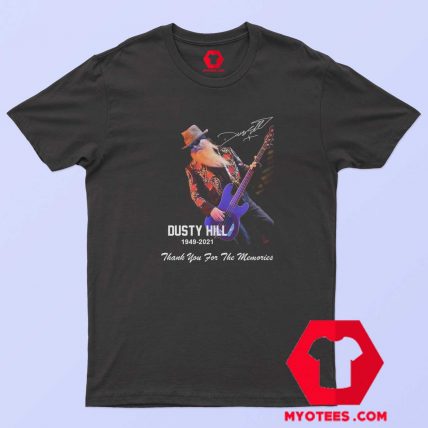 Thank You For The Memories Dusty Hill 72 T Shirt