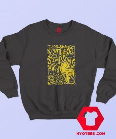 The Simpsons Homer Lisa Bart Doodle Sweatshirt