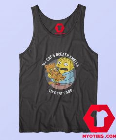 The Simpsons Ralph Wiggum Smells Like Cat Tank Top