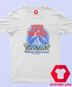 The Who The Clash Pontiac Silverdome T Shirt