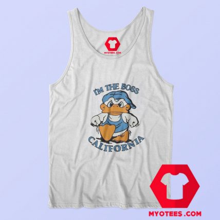 Vintage Im The Boss California Duck Unisex Tank Top