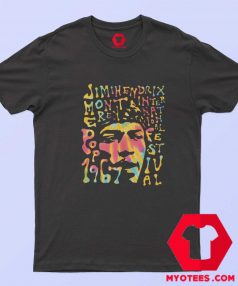 Vintage Jimi Hendrix Monterey Pop Unisex T Shirt