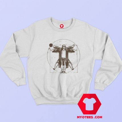 Vintage Movie Big Lebowski Vitruvian Man Sweatshirt