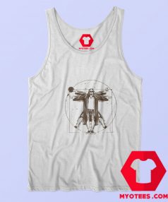 Vintage Movie Big Lebowski Vitruvian Man Tank Top