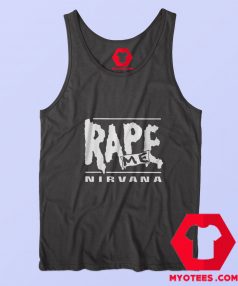 Vintage Rape Me Nirvana Grunge Graphic Tank Top