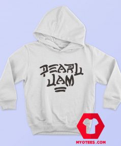 White Pearl Jam Graphic Unisex Hoodie