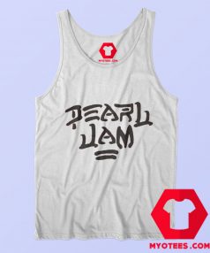 White Pearl Jam Graphic Unisex Tank Top