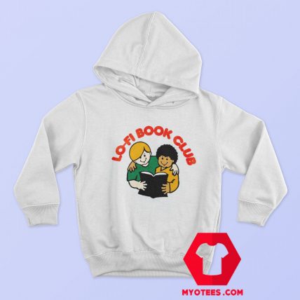 Cute Lofi Book Club Graphic Unisex Hoodie