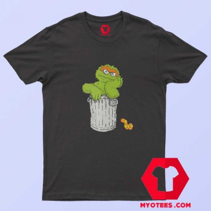 KAWS x Sesame Street Oscar The Grouch T Shirt