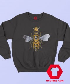 Queen Bee Funny Cute Boss Lady Crown Sweatshirt