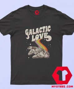 Star Wars Millennium Falcon Galactic Love T Shirt