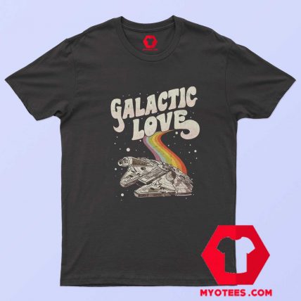 Star Wars Millennium Falcon Galactic Love T Shirt