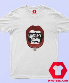 The Suicide Squad Harley Quinn Lips Logo T Shirt