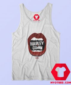 The Suicide Squad Harley Quinn Lips Logo Tank Top