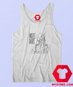 Trumpet Legend Sketches Miles Davis Tank Top