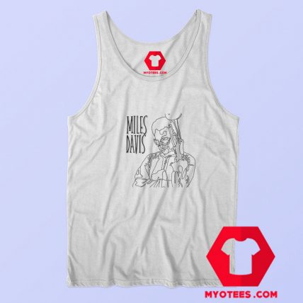 Trumpet Legend Sketches Miles Davis Tank Top