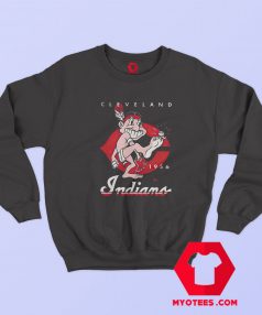 Vintage Cleveland Indians Baseball Team Sweatshirt