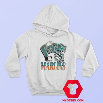 Vintage Florida Marlins Baseball League Hoodie