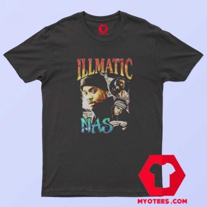 Vintage NAS ILLMATIC Rapper Hip Hop Tour T Shirt