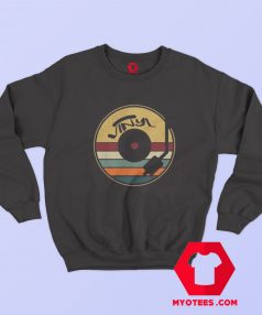 Vinyl Record Player Vintage Retro Unisex Sweatshirt