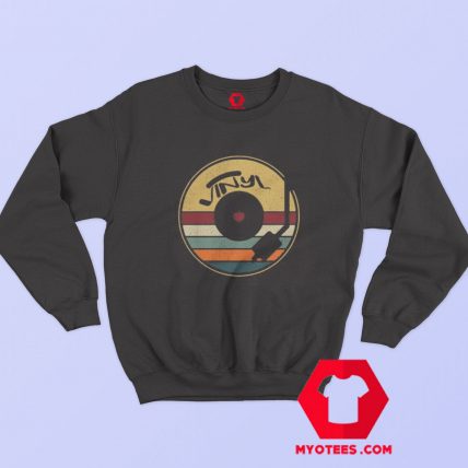 Vinyl Record Player Vintage Retro Unisex Sweatshirt