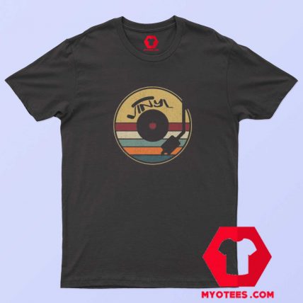 Vinyl Record Player Vintage Retro Unisex T Shirt