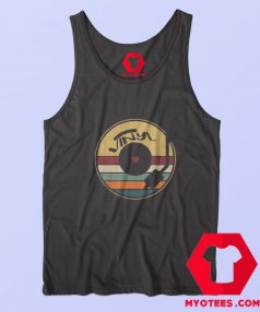 Vinyl Record Player Vintage Retro Unisex Tank Top