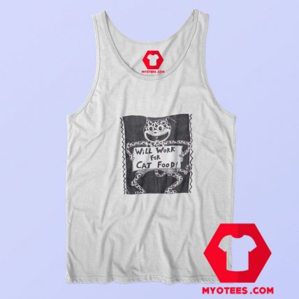 Will Work For Cat Food Vintage Unisex Tank Top