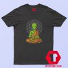 Alien Yoga Meditation Buddha UFO Cosmic T shirt