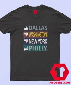 Dallas Cowboys Washington New York Philly T shirt