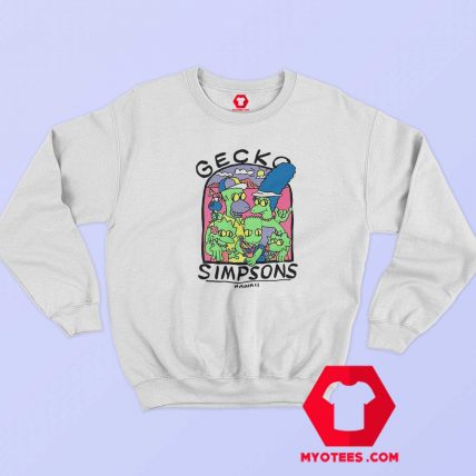 Gecko The Simpsons Hawaii Retro Unisex Sweatshirt