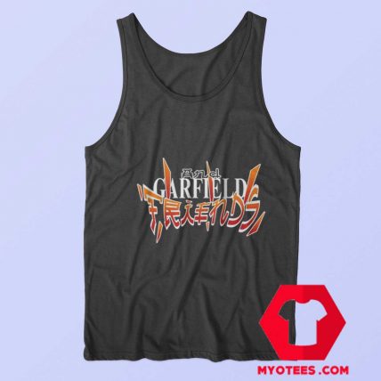 Genesis Evangelion Meets Garfield And Friends Tank Top