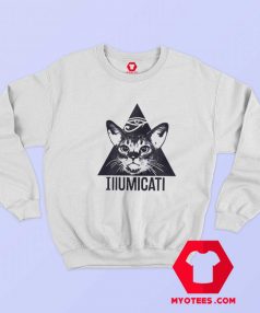 Illumicati Cat Triangle Funny Unisex Sweatshirt