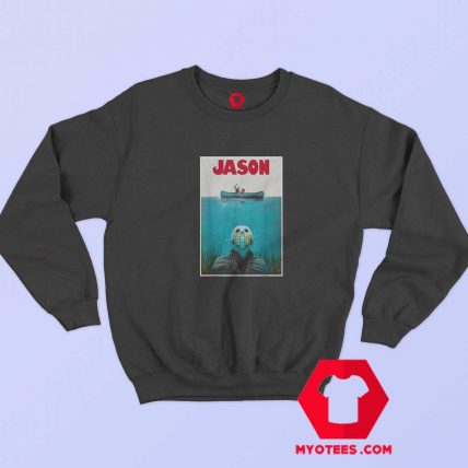 Jaw JASON Shark Boat Horror Halloween Sweatshirt