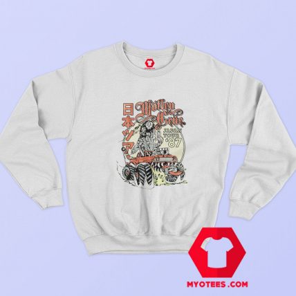 Motley Crue Japan Tour 1987 Vintage Sweatshirt