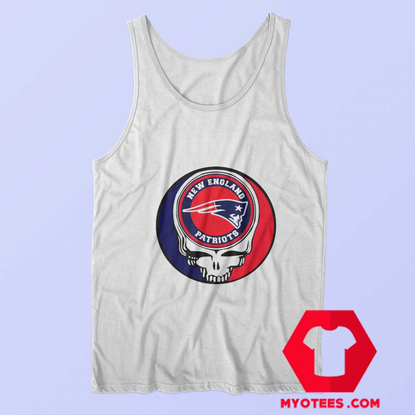 New England Patriots Grateful Dead Unisex Tank Top