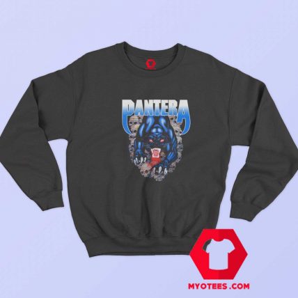 Pantera Official Black Panther Vintage Sweatshirt