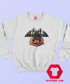 Spooky Dragon Funny Halloween Pumpkin Sweatshirt