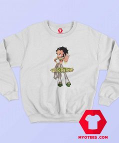 Talk To The Hand Betty Boop Vintage Unisex Sweatshirt