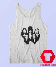 Vampira Morticia Adams Elvira Lilly Munster Tank Top