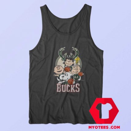 Bucks Peanuts Characters Parody Unisex Tank Top