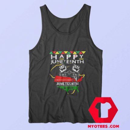 Happy Juneteenth Independence Day Unisex Tank Top