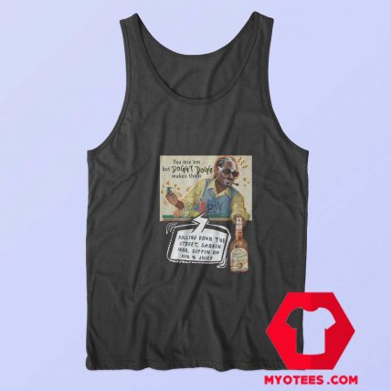 Snoop Dogg Gin And Juice Unisex Album Tank Top