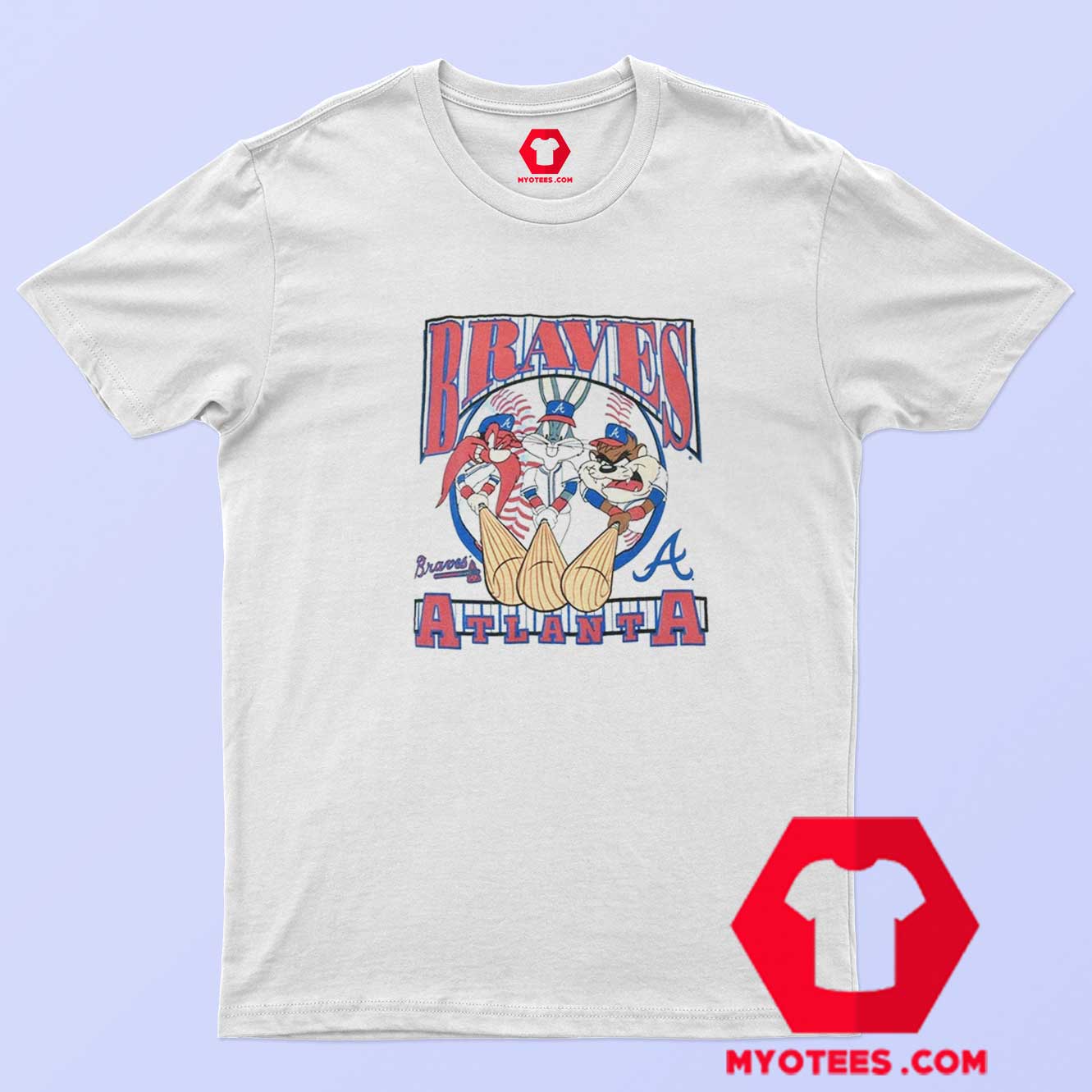 Atlanta Braves Looney Tunes Funny Unisex T-Shirt