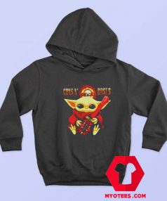 Baby Yoda Hug Guitar Guns N Roses Unisex Hoodie