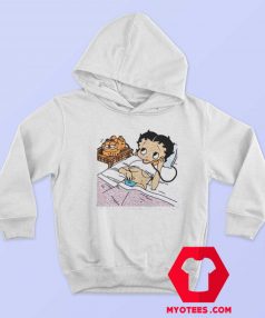 Betty Boop And Garfield Cartoon Vintage Hoodie