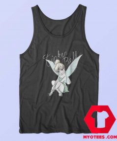 Disney Tinker Bell Sitting Cartoon Unisex Tank Top