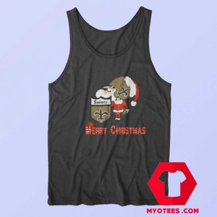 Funny New Orleans Saints Christmas Unisex Tank Top