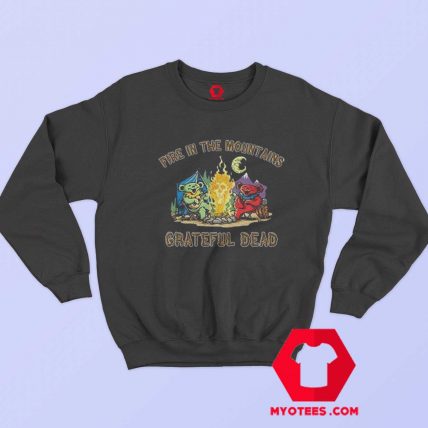 Grateful Dead Fire In The Mountain Bear Sweatshirt