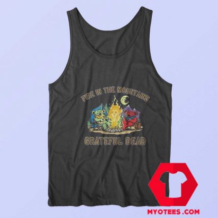 Grateful Dead Fire In The Mountain Bear Tank Top